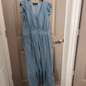 Lane Bryant Chambray Dress, 16W